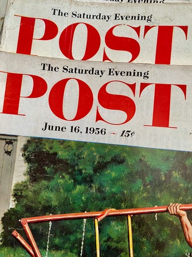 1956 JUNE 16 The Saturday Evening Post Vintage Magazine AMOS SEWELL VGC - Picture 2 of 2