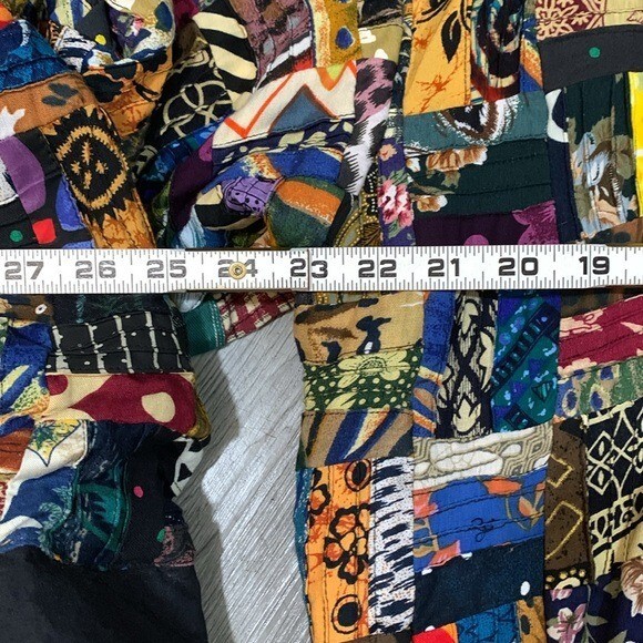 WE BE BOP PATCHWORK MULTICOLOR VTG LINED TOPPER/J… - image 11