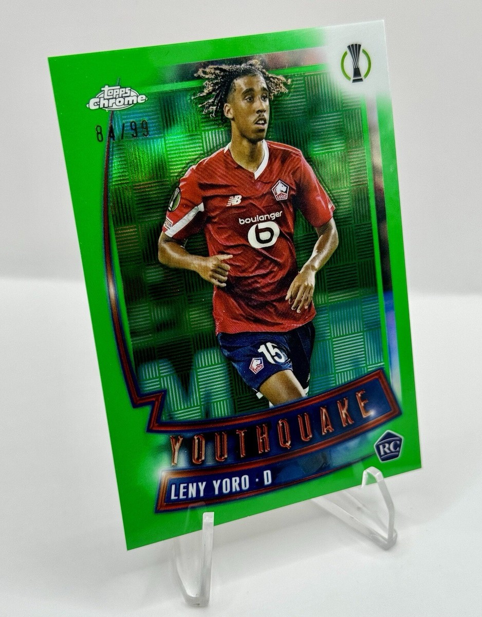 2023-24 Topps Chrome UEFA - LENY YORO Rookie Green Youthquake RC