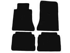 Schwarz Fußmatten Velour für Mercedes E cl W124 limousine 1984-1993 Autoteppiche