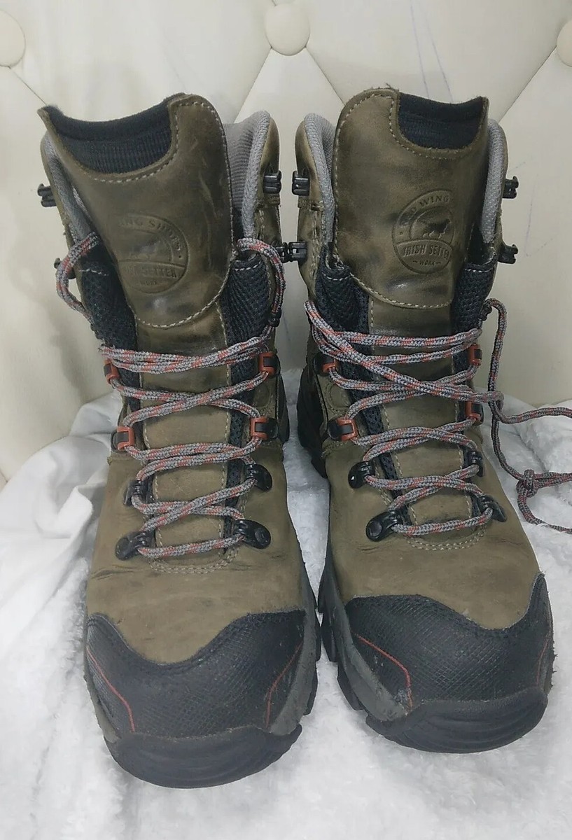 RED WING SHOES IRISH SETTER SAFETY STEEL TOE WORK BOOT SIZE