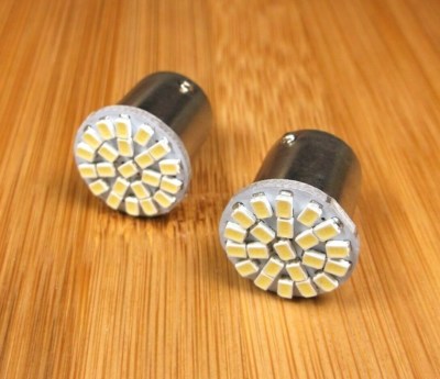 4 Bbt 1142 Double Filament Tail Stop 12 Volt White 19 Led
