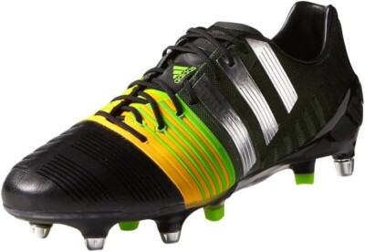 Adidas nitrocharge 2.0 FG Men's Cleats Colors Black Orange Silver US Size 6.5