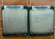Matched Pair Intel Xeon E5-2680  2.7GHz 8-Core LGA2011 CPU Processor SR0KH