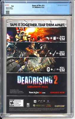 Gears of War 14 CGC 9.6 4062677025 Jace Solo Adventure Wildstorm