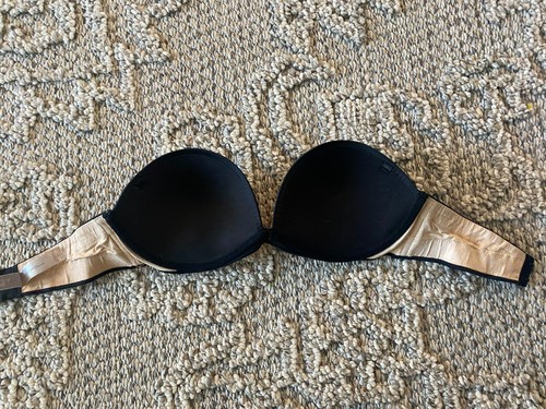 Sujetador Victoria's Secret negro sin tirantes talla 32C - 006 - Imagen 2 de 5