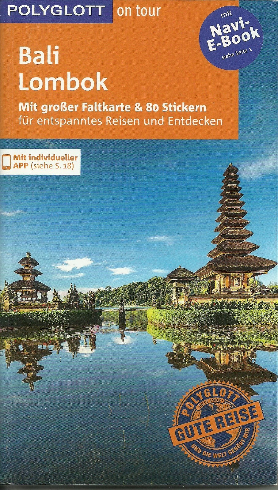 Reiseführer Bali Lombok +gr Faltkarte Ungelesen w neu 160S Sasak Bedugul 2018/19