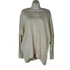 Hyped Unicorn M/L Oversized Wool Blend Sweater Tunic Classic Preppy Money