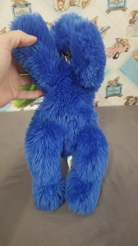 Peluche cane cucciolo Limited Too blu e verde 14’ peluche raro vintage Lovey - Foto 6 di 8