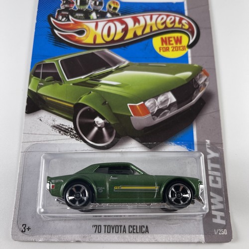 2013 Hot Wheels '70 Toyota Celica HW City Street Power 1/250 grün J3