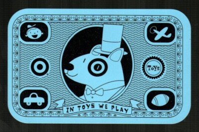 TARGET Blue Bullseye Money ( 2006 ) Gift Card ( $0 )