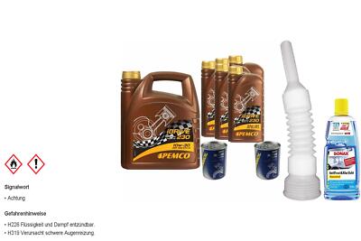 10L PEMCO iDRIVE 230 10W-30 Motoröl API SN/CH-4 ACEA A3/B3 inkl Additiv Schlauch