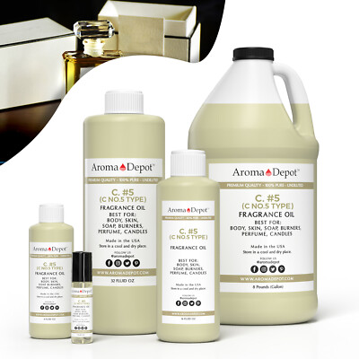 Shanel Fragrance Oil for Body, Candles, Soap, Lotion, Incense, Warmer, Diffusers