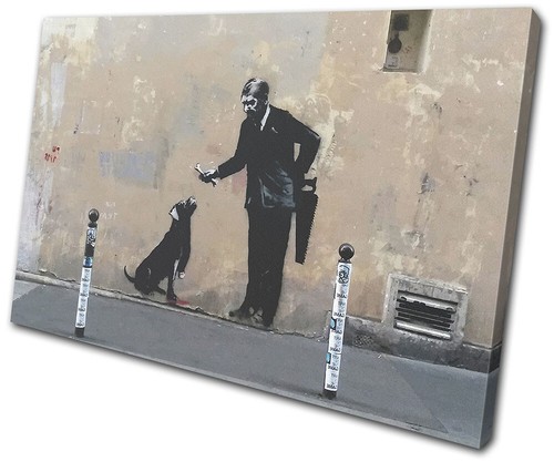 Home Decor Street Art Banksy Graffiti Wall Art Dietro Le Tende Dipinti Su Tela Cuadros Wall Art Pictures Room Decor 65x130cm Senza Cornice - Foto 7
