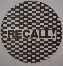Rave Flyer-Recall ! Mr B's Southend- 1990's Trevor Fung -Fabio-Size 15cm dia-VGC
