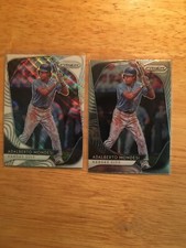 2020 Panini Prizm Adalberto Mondesi #99 White Wave + Base Royals