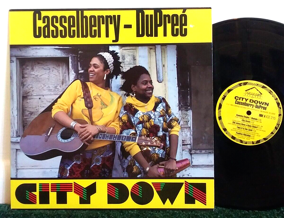 Casselberry, DuPree – City Down Vinyl 1986 LP - ICE 215 - Reggae