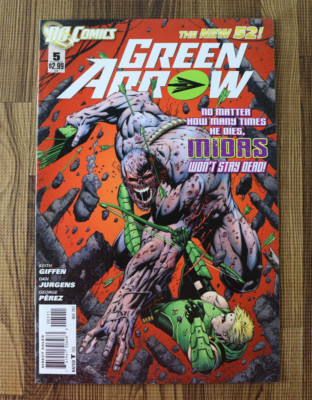 2012 DC Comics Green Arrow #5 VF/VF+