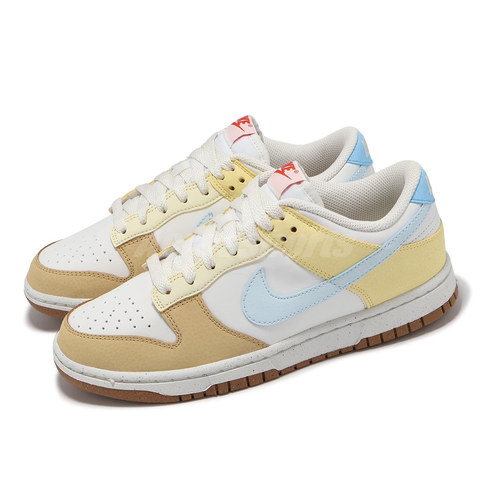 Nike Wmns Dunk Low Next Nature Soft Yellow Aquarius Blue Women Casual FZ4347-100