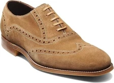 Genuine Men's Handmade Suede Leather Shoes Brogue Dress Wingtip Formal Dress
