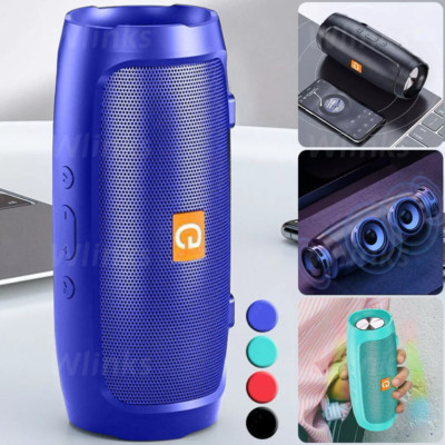40W Portable Wireless Bluetooth Speaker Stereo Bass Loud AUX FM ...