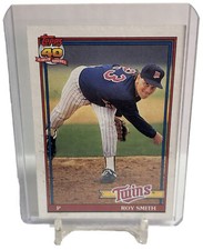 1991 Topps Baseball Card Roy Smith Minnesota Twins #503 NM