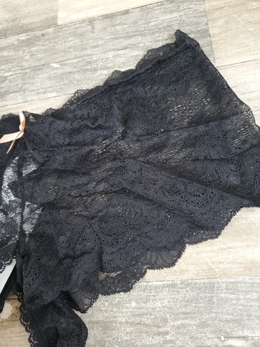 Hanky Panky Open Gusset Brief Panties Size Medium NEW Black - Picture 3 of 8