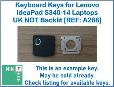 Tastatur Ersatz Tasten für Lenovo IdeaPad S340-14 Laptops UK NICHT Hintergrundbeleuchtung