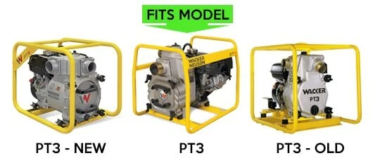 Wacker Neuson OEM PT3, PT3A Trash Pump Inlet Valve Gasket (Flapper) 5000117814 - Image 2 of 2