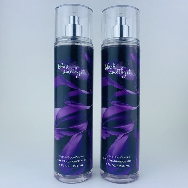 2 Bath & Body Works Black Amethyst 2019 Fine Fragrance Mist Spray 8 fl