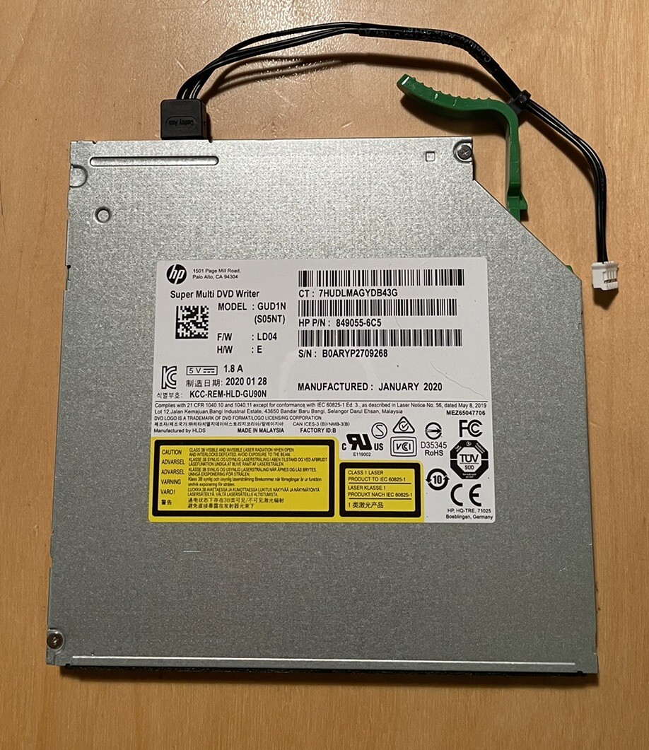 HP Super Multi DVD Writer Internal GUD1N (8490556C5) eBay
