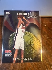 Vin Baker 2000 Topps Team USA National Spirit Insert #NS7 Bucks USA NM