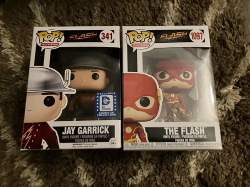 Funko Pop Lot Of 2! The Flash Jay Garrick #341 and The Flash #1097