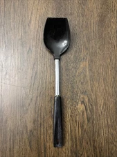 Vintage Ekco Black Nylon and Stainless Steel Serving Spoon Cooking Utensil