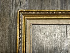 Vintage Wooden Ornate Gold 14x18 Picture Frame