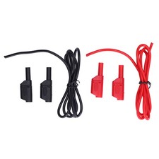 Banana Test Lead 4mm Male To Male 32A 1000V Red Black For Battery Electricity