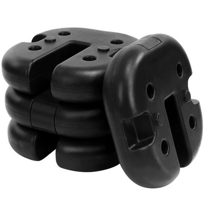 Elevon Canopy Weights Set of 4, Black, Plastic 4 Count (Pack 1), Black 