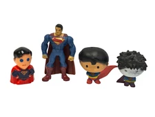 DC Comics Miscellaneous Set Of 4 Superman & Bizarro Mini Figures