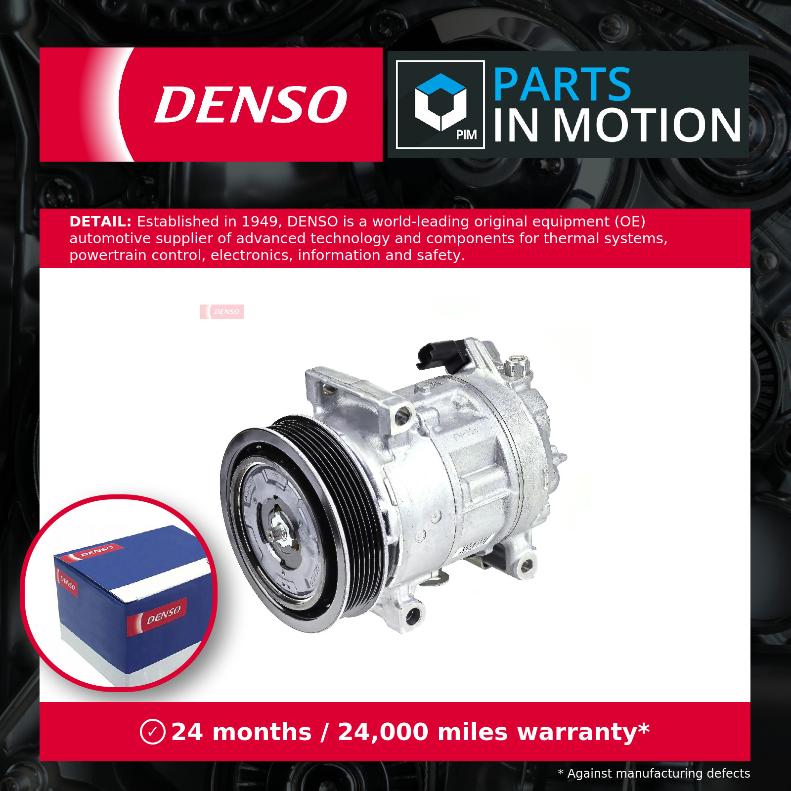 Air Con Compressor fits CITROEN C4 PICASSO 1.6 2013 on AC Conditioning Denso New - Image 10