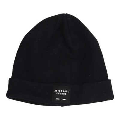 H&M, Beanie-Mütze, Größe: ONE SIZE, Polyamid/Polyester/Viskose, Schwarz #BKb