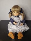 Vintage Anri Sarah Kay Wood Hand Carved Doll From Italy