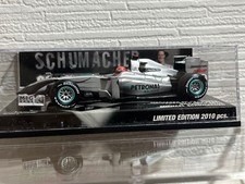 Minichamps Mercedes 1/43 Schumacher 2010 Comeback Diecast Model Showcar 15+