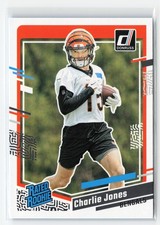 CHARLIE JONES #317 2023 PANINI DONRUSS BENGALS ROOKIE