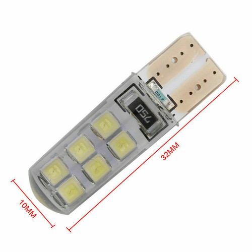 10x Xenon White T10 W5W 12-SMD 2835 LED Canbus Error Free Silica Light Bulbs.sn - Picture 3 of 9