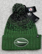   47 Brand New York Jets Green Knit Beanie With Pom Pom NWT