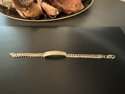 Woman s 14k Gold Id Bracelet Cuban Link
