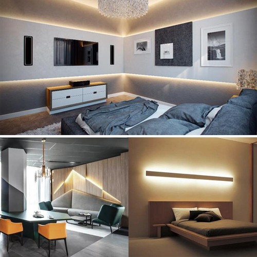 Striscia LED 1m-50m 3014 Striscia Catena Luminosa Impermeabile Nastro Luminoso On/Off 230V - Foto 11 di 14