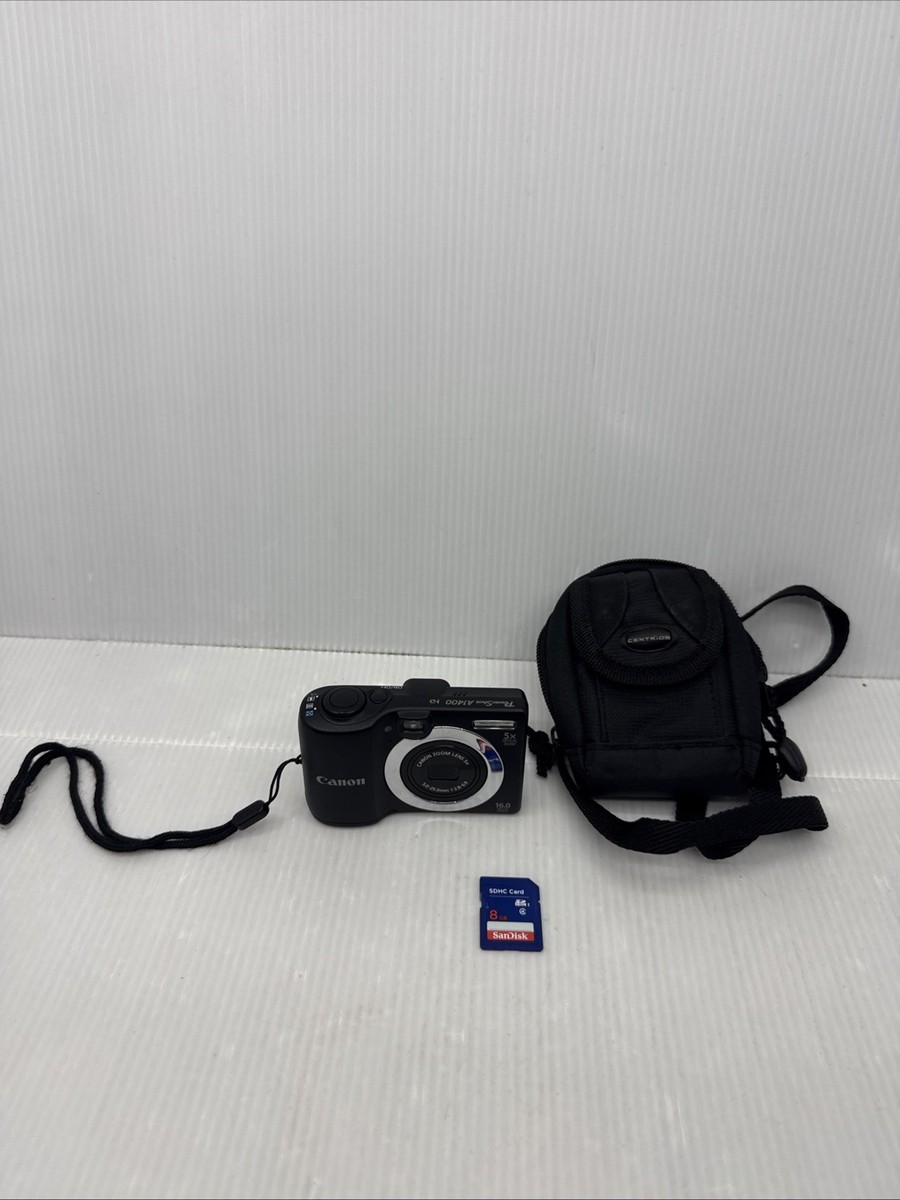 Canon PowerShot A1400 16.0 MP Digital Camera - Black for sale
