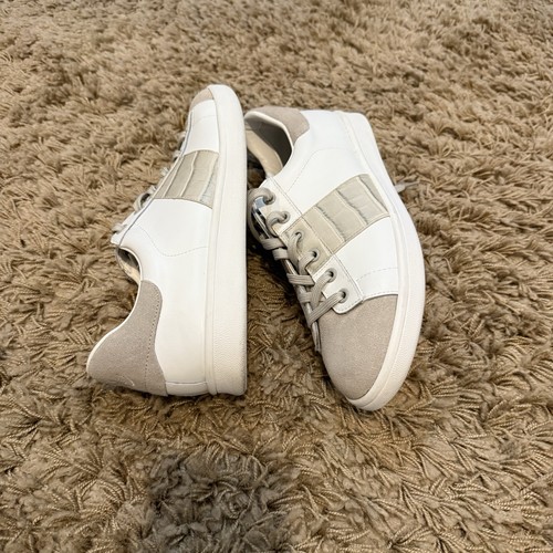 Sam Edelman Women's Marquette Casual Sneakers White/Grey Size Women 8.5 EUC - Picture 4 of 7