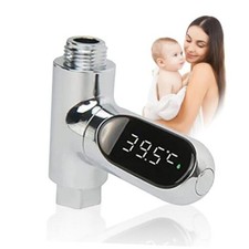 Baby Shower Thermometer Fahrenheit Celsius Shower Water Thermometer with Led